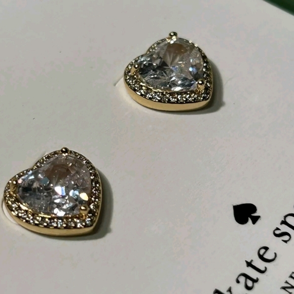 Kate Spade NIB My Love Custom Heart Shaped Stud Earring. Gift ready 🎁✨️ - Picture 3 of 4